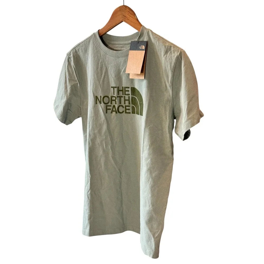 The North Face Womens Sage Green Graphic Logo T-Shirt A8EWB F25 Size S - Picture 3 of 8